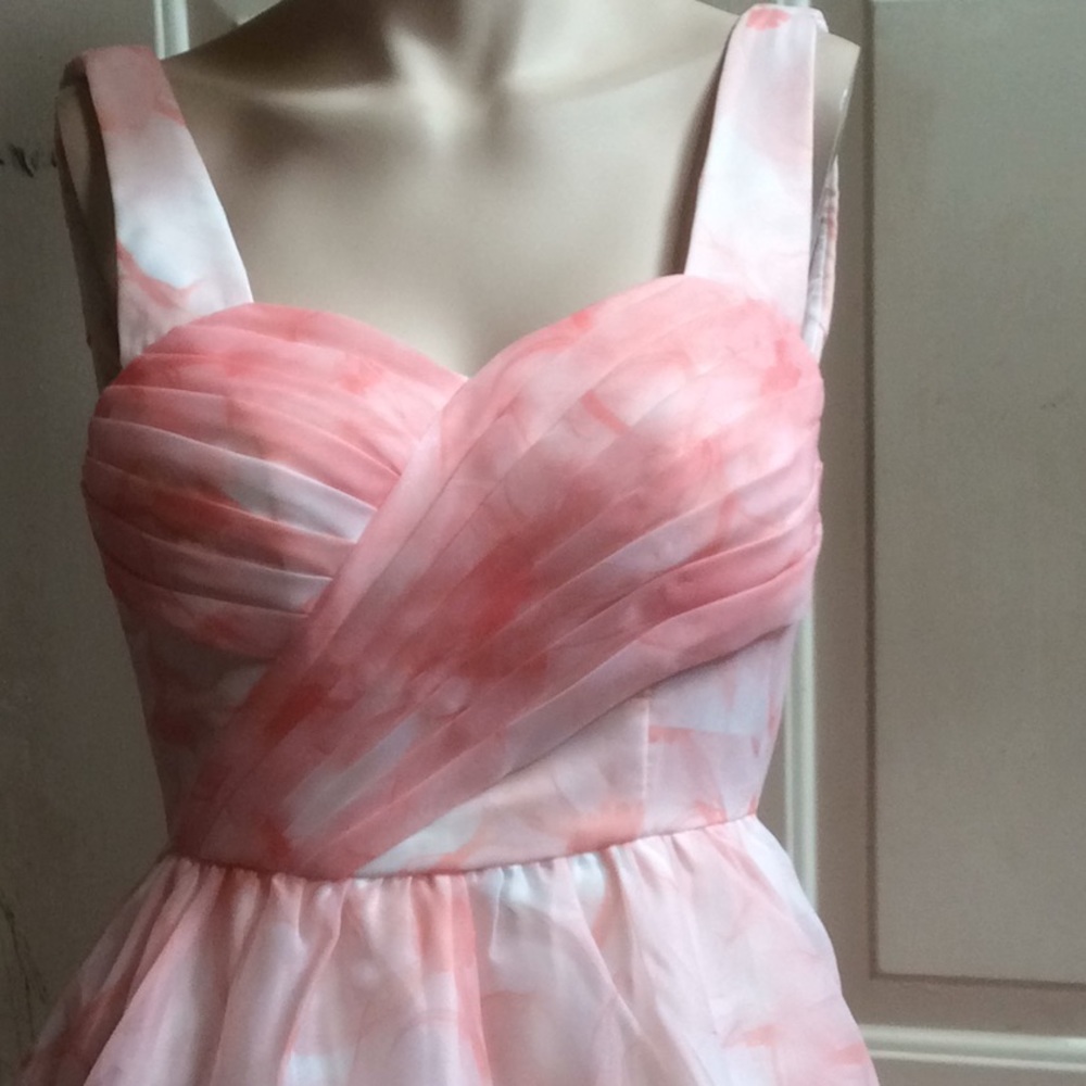Mod Cloth pastel floral cocktail dress Sz XS - Picture 2 of 8